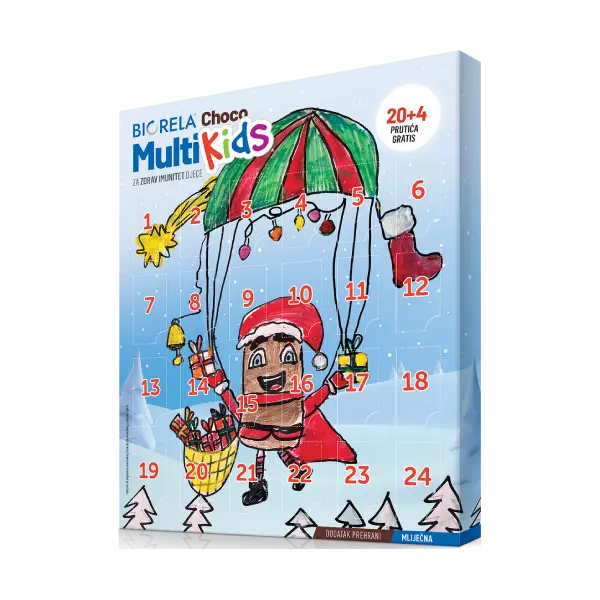 Biorela® Choco Multi Kids adventski kalendar novi 3