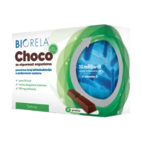 Biorela® Choco tamna čokolada bez šećera novo