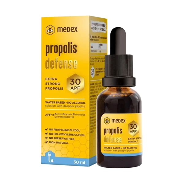 Medex Propolis defense APF 30 kapi na vodenoj osnovi, 30 ml