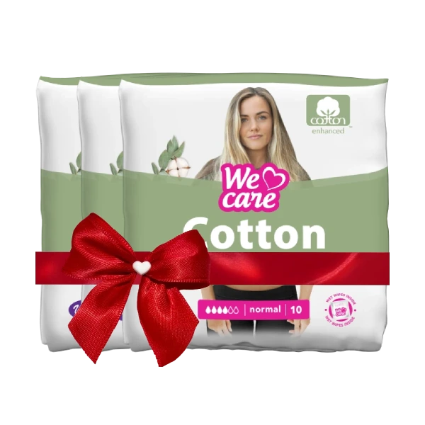 Violeta We Care Cotton normal higijenski ulošci 2+1 GRATIS