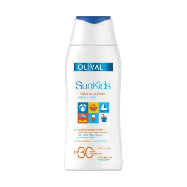 Olival Sun Kids mlijeko za sunčanje SPF 30, 200 ml nova slika