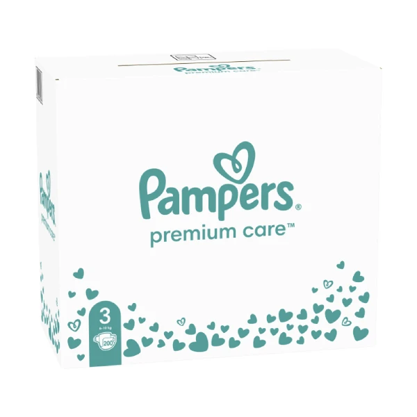 Pampers Premium Care pelene veličina 3 (6-10 kg) 200 kom
