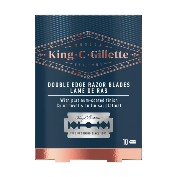 Gillette King C. zamjenske oštrice double edge 10 kom