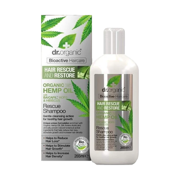 Dr.Organic konopljino ulje šampon za revitaliziranje kose 265 ml