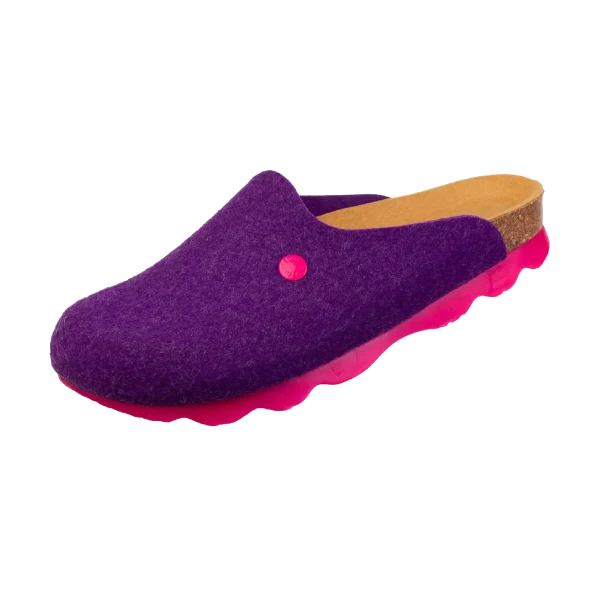 Futti Greta Purple Love ženske kućne papuče