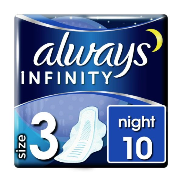 Always Infinity Night higijenski ulošci 10 komada