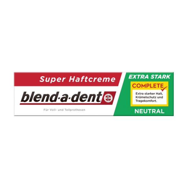 Blend-a-dent krema za učvršćivanje zubnih proteza Extra Strong Neutral 47 g 3