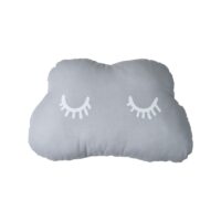 Bubaba ukrasni jastuk oblak sa trepavicama siva 1
