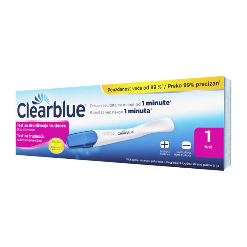 Clearblue brzi test za utvrđivanje trudnoće 1