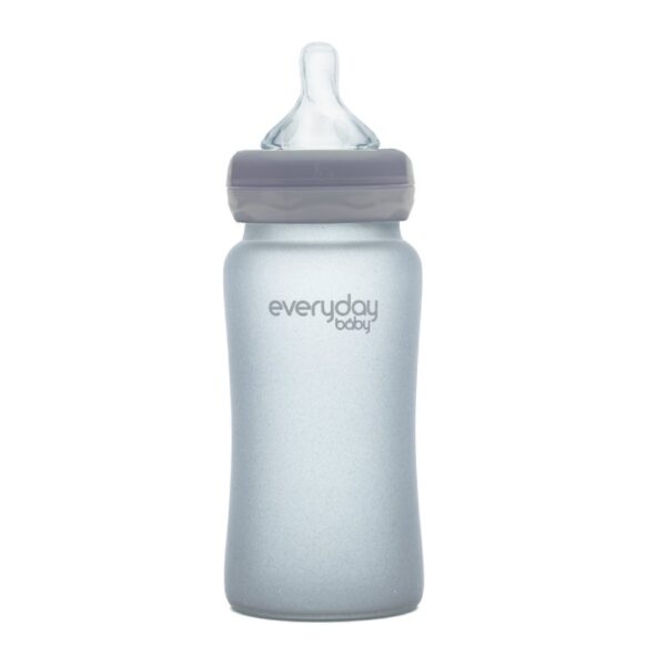 Everyday baby staklena bočica Healthy+ 240 ml siva 2