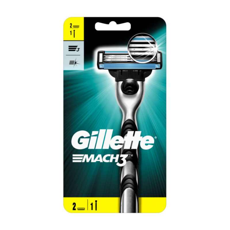Gillette Mach3 brijač + zamjenske britvice 2 komada 1