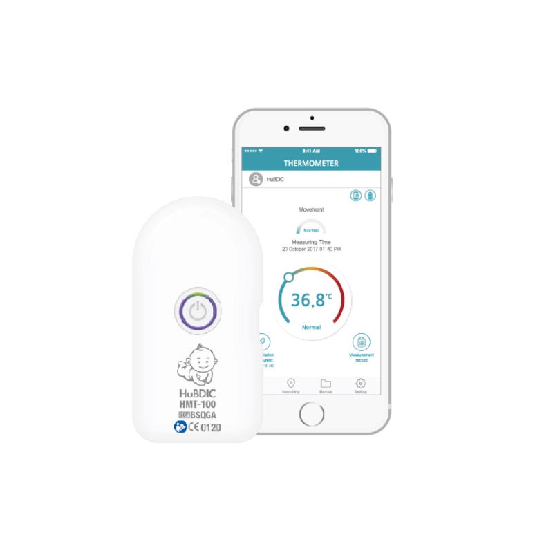 HuBDIC Bluetooth bežični uređaj za mjerenje temperature i disanja