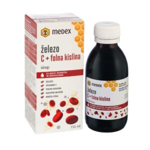 Medex sirup željezo s vitaminom C i folnom kiselinom