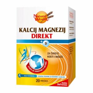 Natural Wealth Kalcij Magnezij Direkt + D za kosti i mišiće