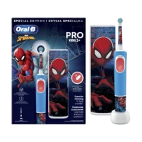 Oral-B električna zubna četkica Pro Kids Spiderman s putnom torbicom