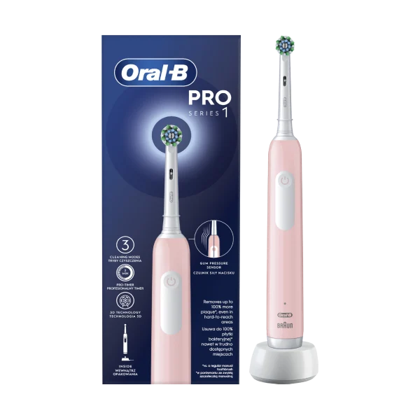 Oral B električna zubna četkica Pro Series 1 roza