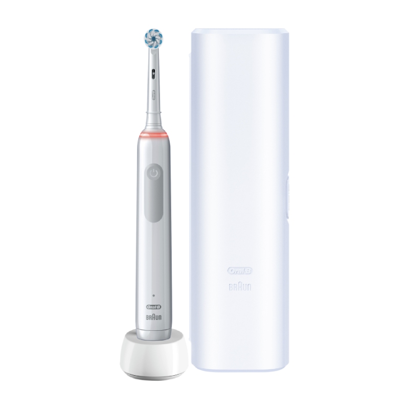 Oral-B električna zubna četkica Pro3 3500 bijela s putnom torbicom 1