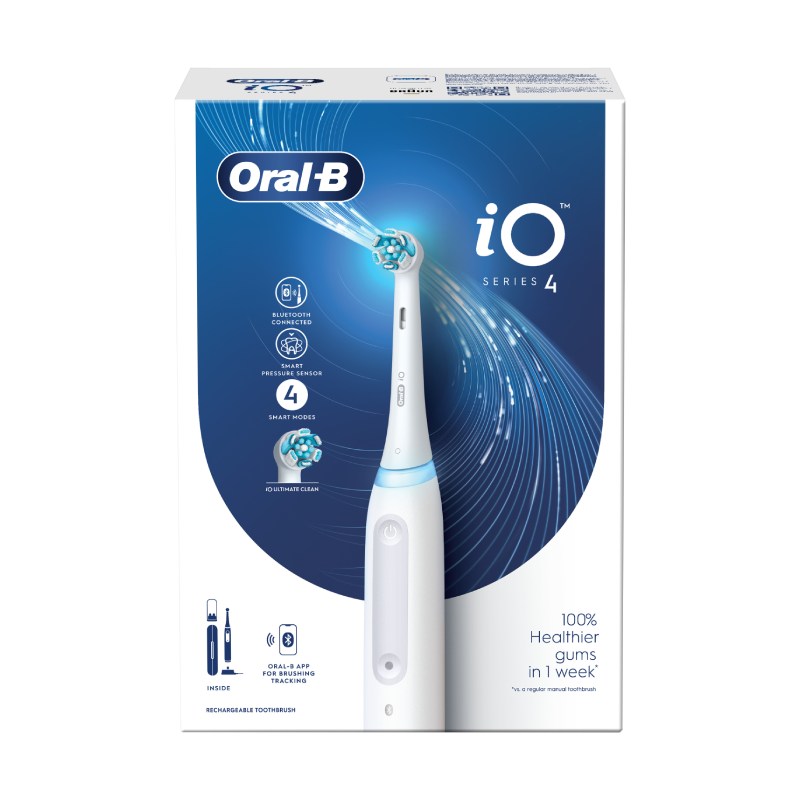 Oral-B električna zubna četkica iO4 - quite white 2