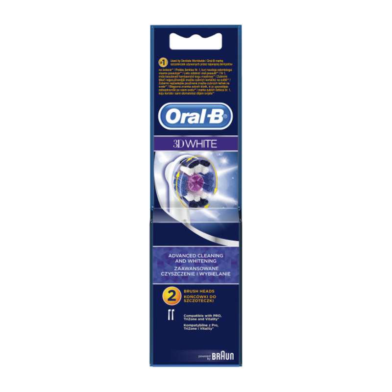 Oral-B zamjenske glave EB 18-2 3D white