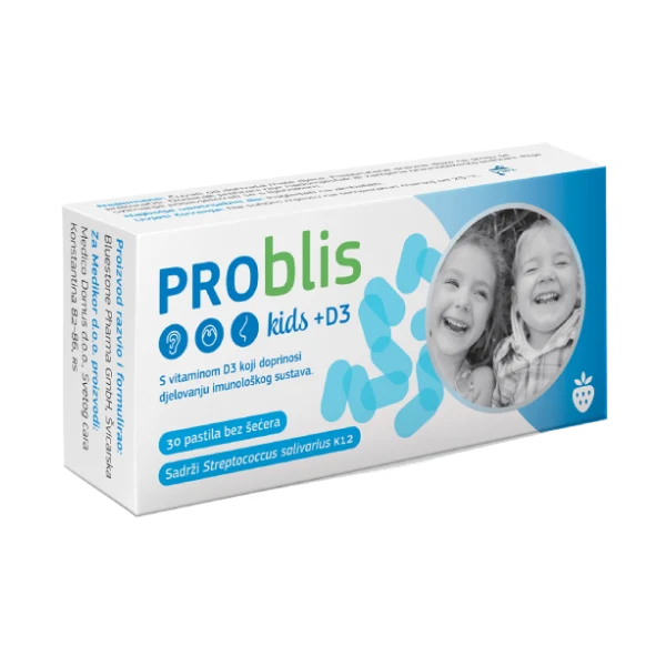 PROblis Kids +D3 pastile jagoda