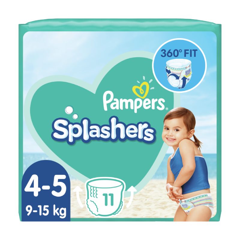 Pampers pants splashers jednokratne pelene-gaćice za kupanje veličina 4-5 (9-15 kg) 11 komada -2