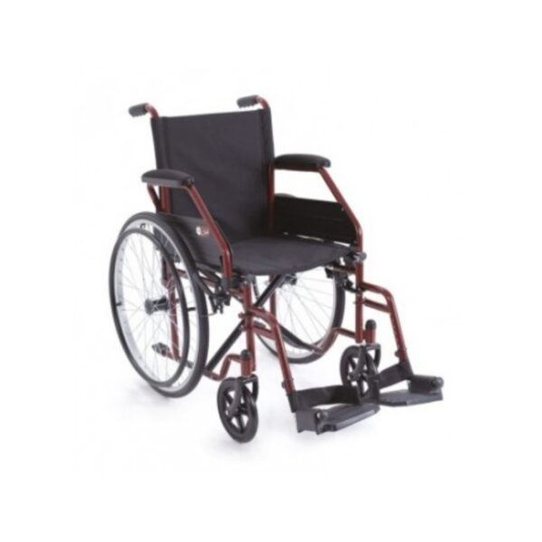 Sklopiva invalidska kolica START crvena slika