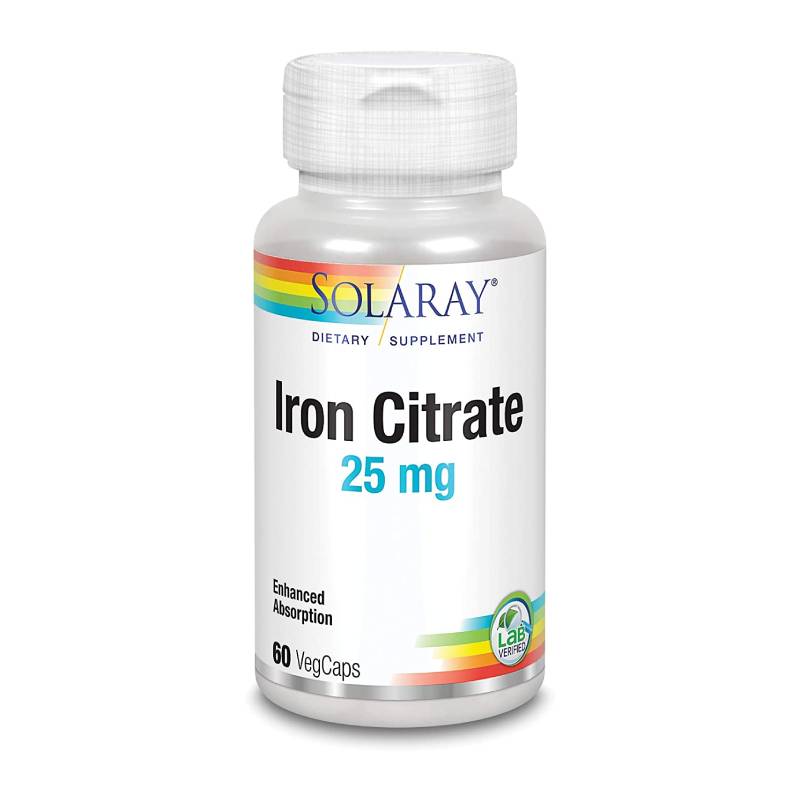 Solaray Iron Citrat 60 kapsula