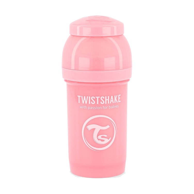 Twistshake Anti-Colic bočica za bebe 180 ml pastel roza 1