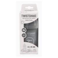 Twistshake Anti-Colic bočica za bebe 180 ml pastel siva 4