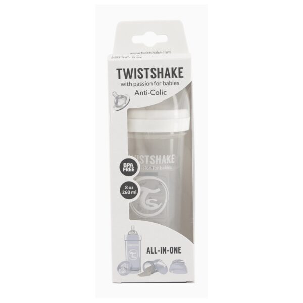 Twistshake Anti-Colic bočica za bebe 260 ml bijela 4