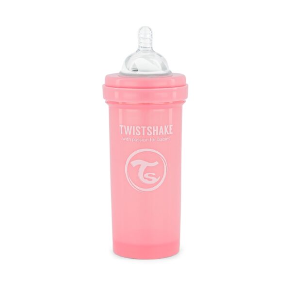 Twistshake Anti-Colic bočica za bebe 260 ml pastel roza 2