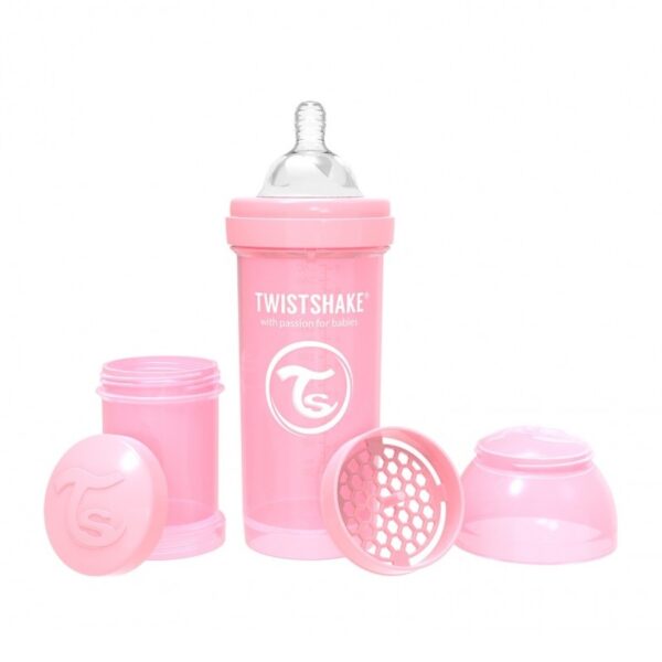 Twistshake Anti-Colic bočica za bebe 260 ml pastel roza 3