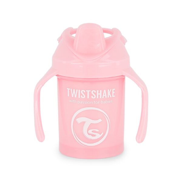 Twistshake Mini bočica 230 ml 4+m pastel roza 1