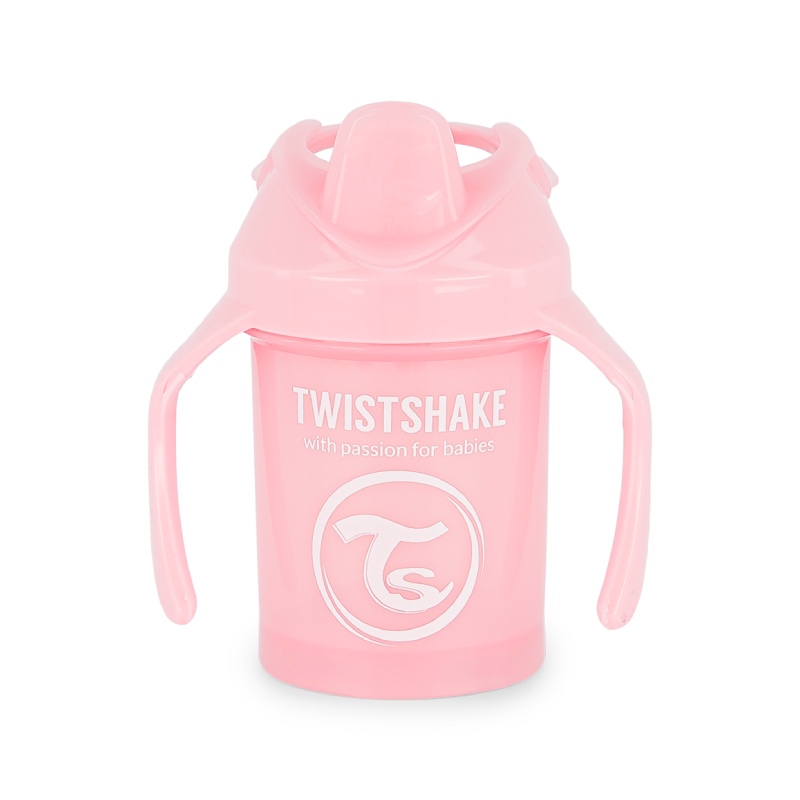 Twistshake Mini bočica 230 ml 4+m pastel roza 1