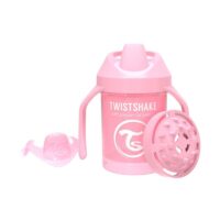 Twistshake Mini bočica 230 ml 4+m pastel roza 2