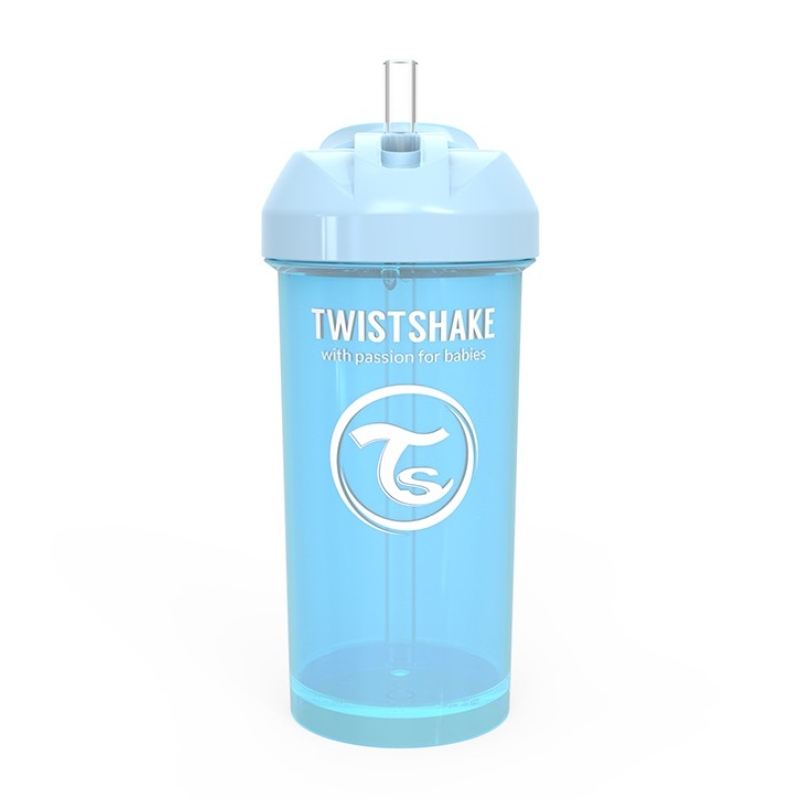 Twistshake bočica sa slamkom 360 ml 12+m pastel plava 1