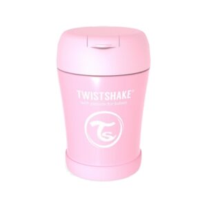 Twistshake termo spremnik za hranu 350ml pastel rozi 1