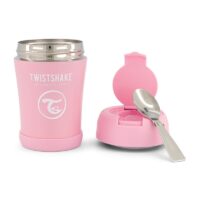 Twistshake termo spremnik za hranu 350ml pastel rozi 3