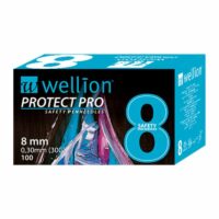 Wellion PROTECT PRO 8 - sigurnosne igle za inzulinske penove