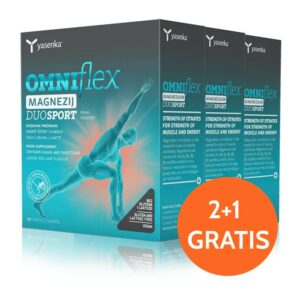 Yasenka Omniflex magnezij DUO SPORT 2+1 gratis