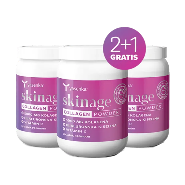 Yasenka Skinage Collagen Powder 2+1 gratis nova slika