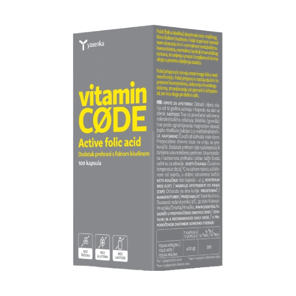 Yasenka Vitamin CODE Active folic acid