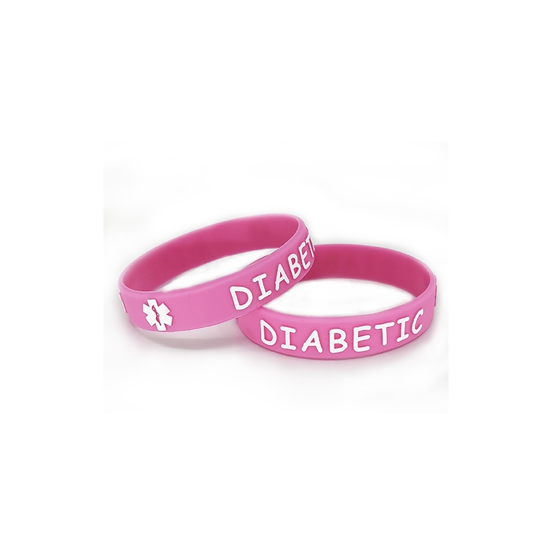 diabetic narukvica dječja roza boja