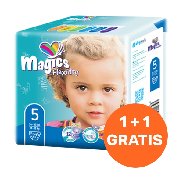 Magics pelene Flexidry Junior 5 gratis
