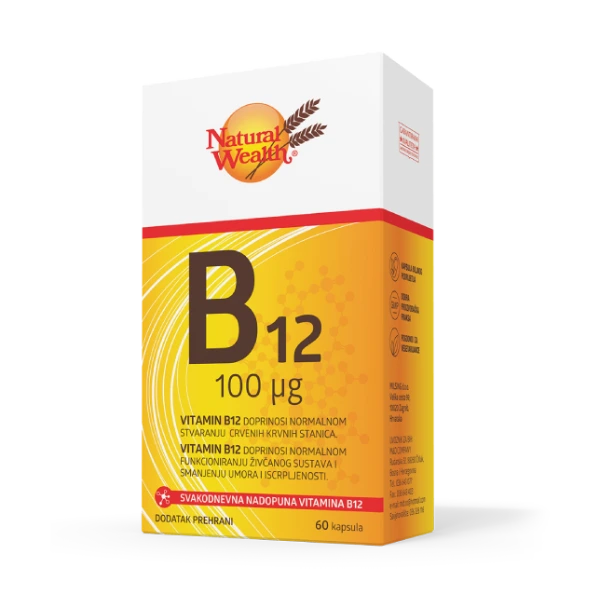 Natural Wealth Vitamin B12 - 60 kapsula