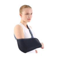 ErsaMed prozračna mitela za imobilizaciju ramena 2 crna