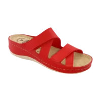 Anatomske papuče Vesna model 184 crvena