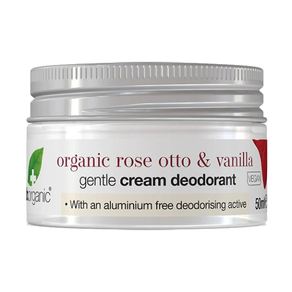 Dr.Organic ružino ulje i vanilija, dezodorans u kremi 50 ml 1