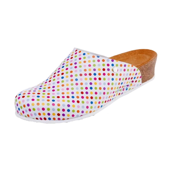Futti Linda Colorful Dots ženske kućne papuče