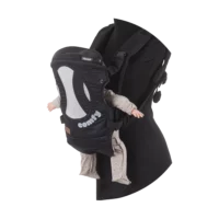 Chipolino nosiljka za bebe Comfy crno siva